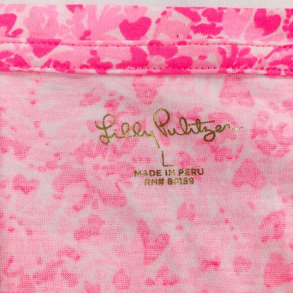 Lilly Pulitzer Cody T-Shirt Dress Pink Shandy Invest a Gator - Picture 7 of 10